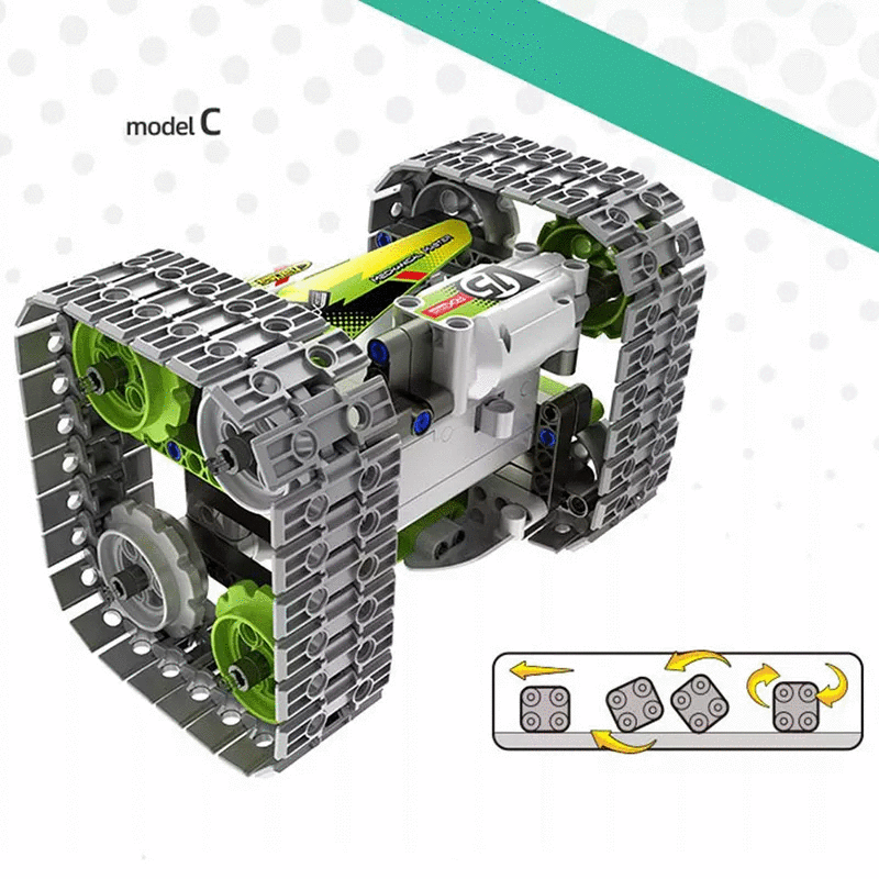 Конструктор машинка-робот Erbo Technic 3в1 на радіокеруванні - фото 7 Конструктор машинка-робот Erbo Technic 3в1 на радіокеруванні - фото 7