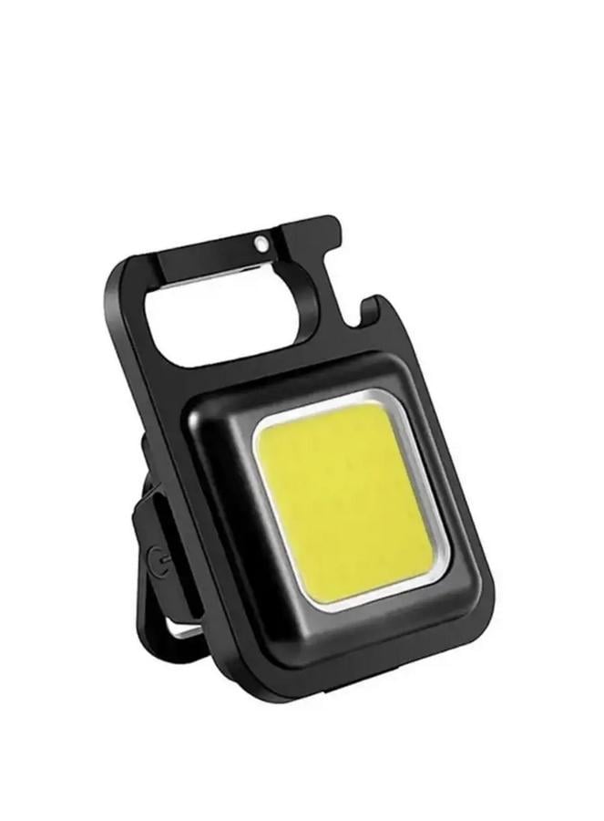 Фонарь-брелок COB LED с аккумулятором/открывалкой и подставкой (27611498)