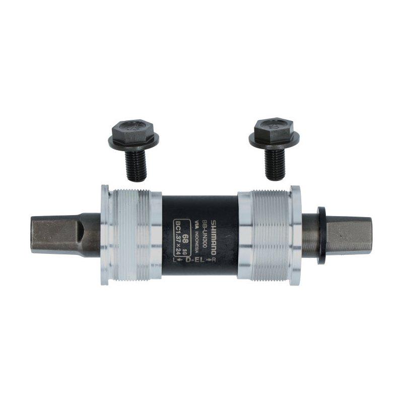 Каретка картридж Shimano BB-UN300 BSA 68x127,5 мм 1,37Х24 с болтами под квадрат (EBBUN300B27B)