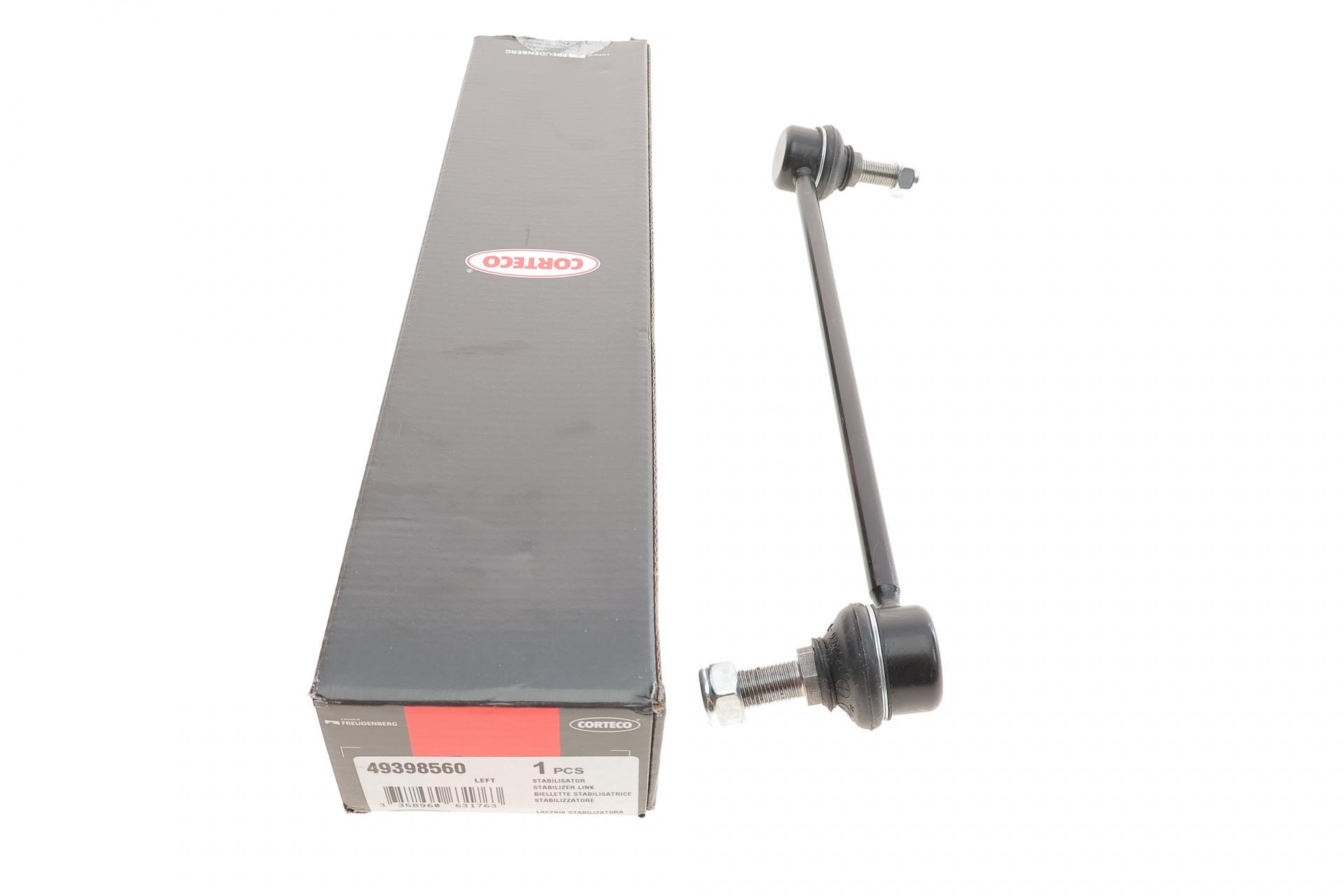 Тяга стабилизатора переднего CORTECO L Nissan Qashqai/X-Trail/Renault Koleos 08- (49398560)