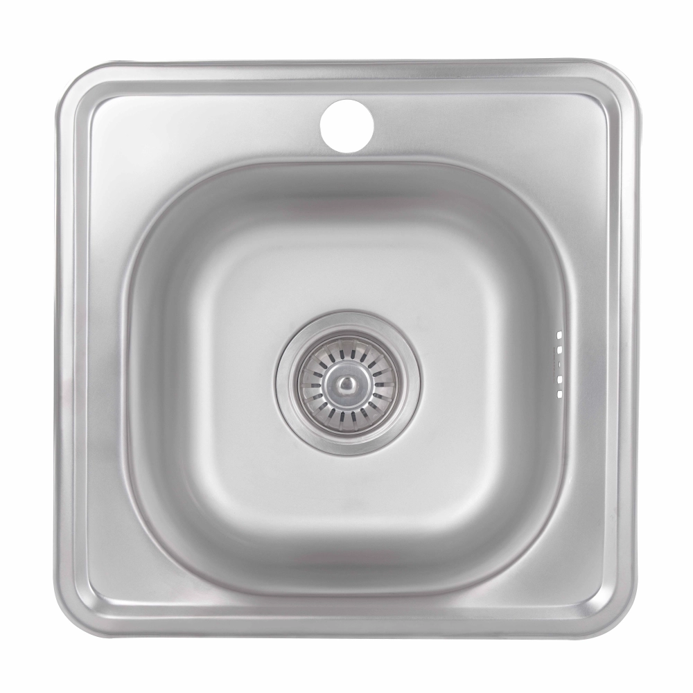 Мийка для кухні врізна Brinex 3838 Satin 0,6 мм (47957 )