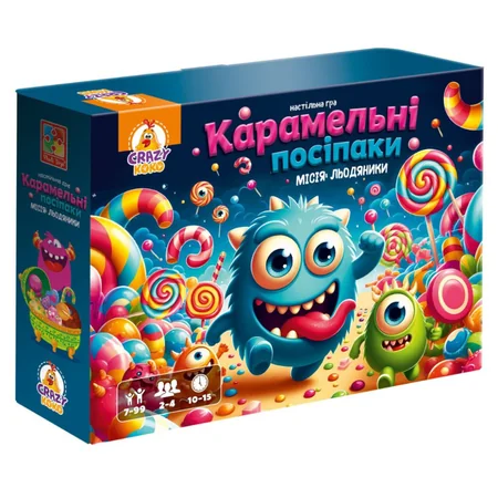 Настільна гра-бродилка "Карамельні посіпаки" VT8055-45 4 фігурки монстриків (7841) Настільна гра-бродилка "Карамельні посіпаки" VT8055-45 4 фігурки монстриків (7841)