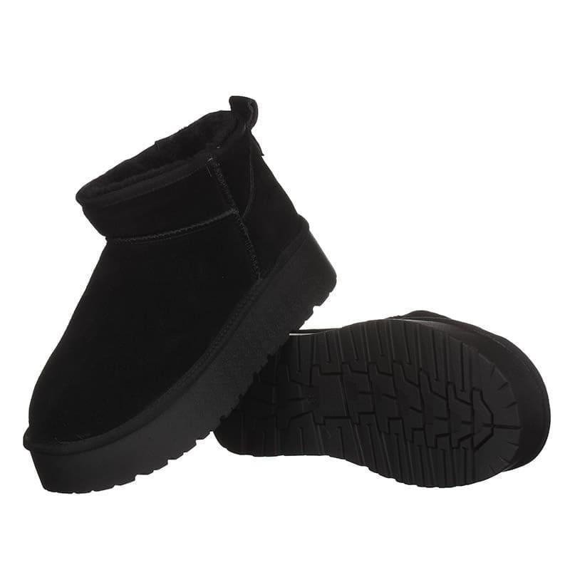 Угги женские PLPS A3301 замшевые р. 39 Черный (80077) - фото 4