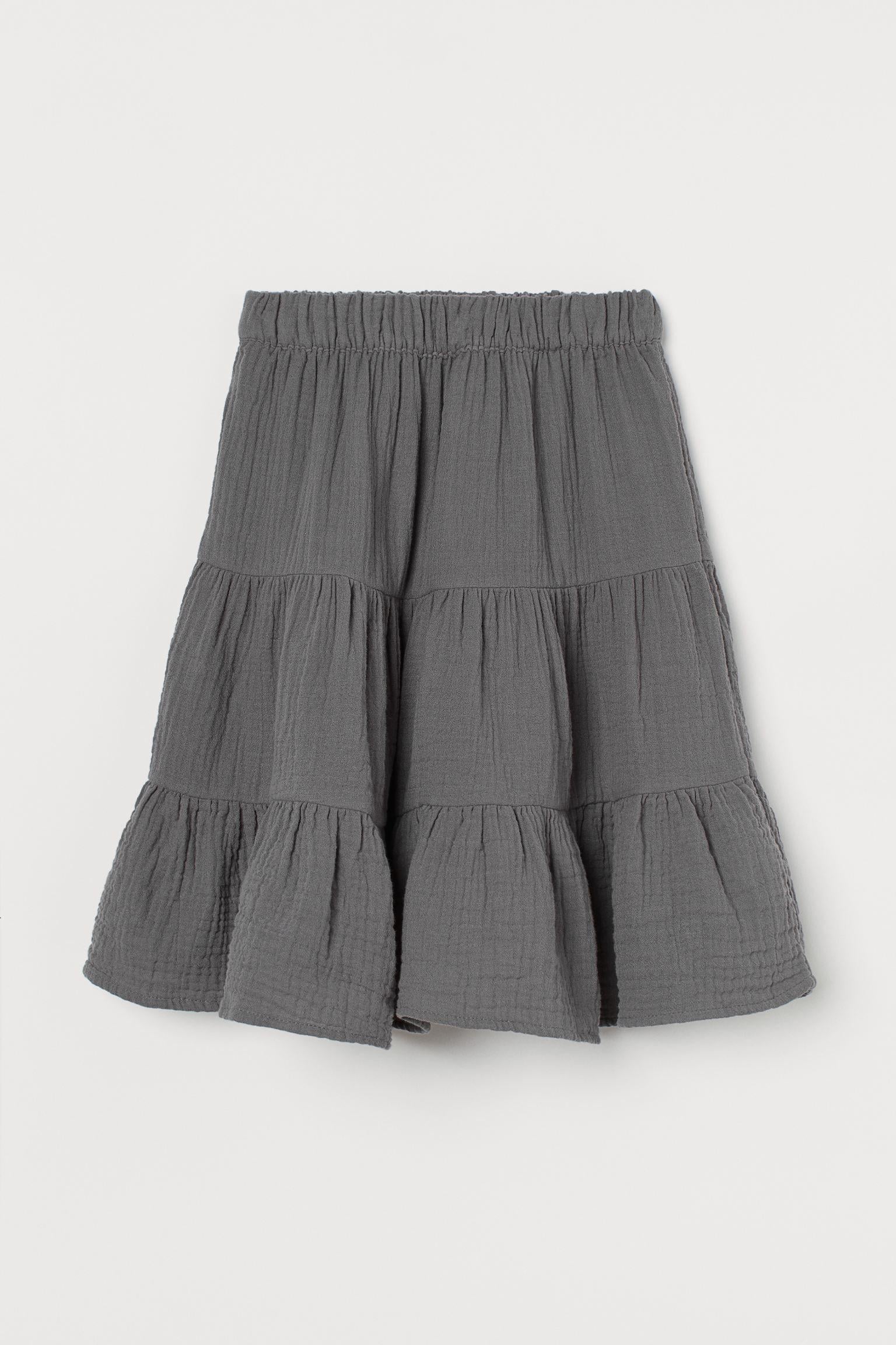 Спідниця H&M 116 см Сірий (S2207975618)