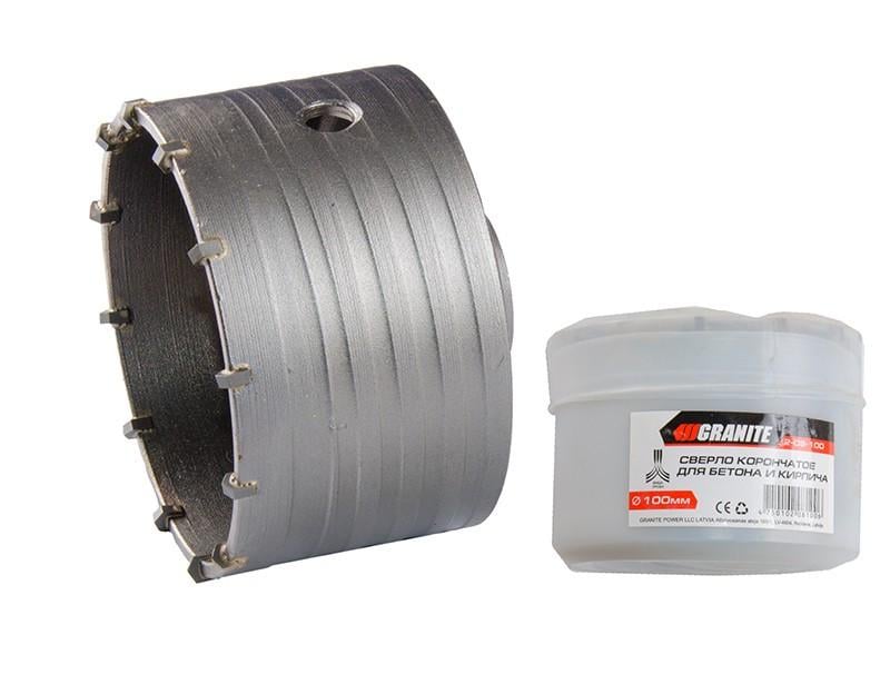 Сверло корончатое Granite для бетона 100 мм 12 зубцов (2-08-100)