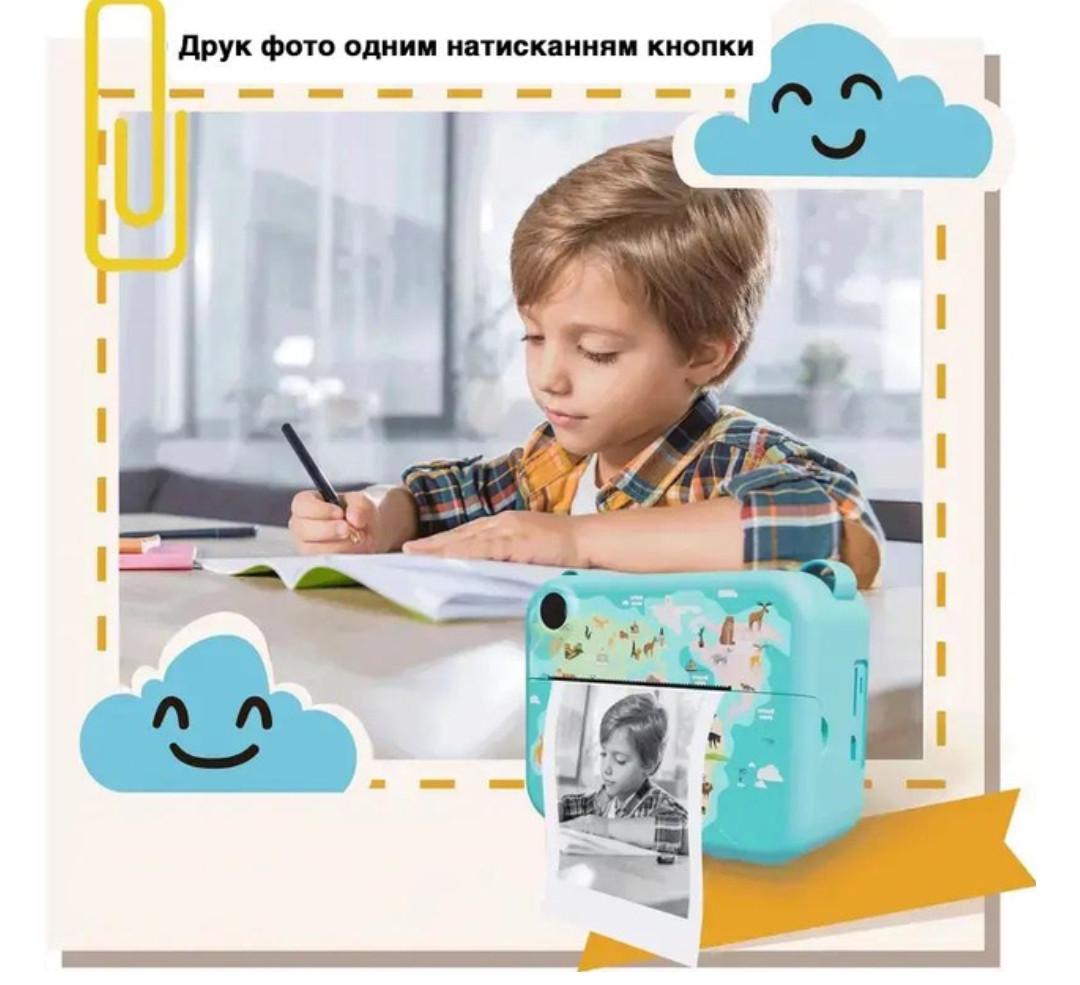 Цифровий дитячий фотоапарат P2 для миттєвого друку та запису відео з USB - фото 5 Цифровий дитячий фотоапарат P2 для миттєвого друку та запису відео з USB - фото 5