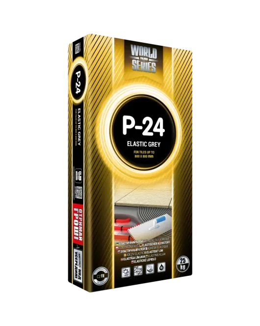 Клей для плитки Polimin P-24 Еlastic grey C2TE 25 кг