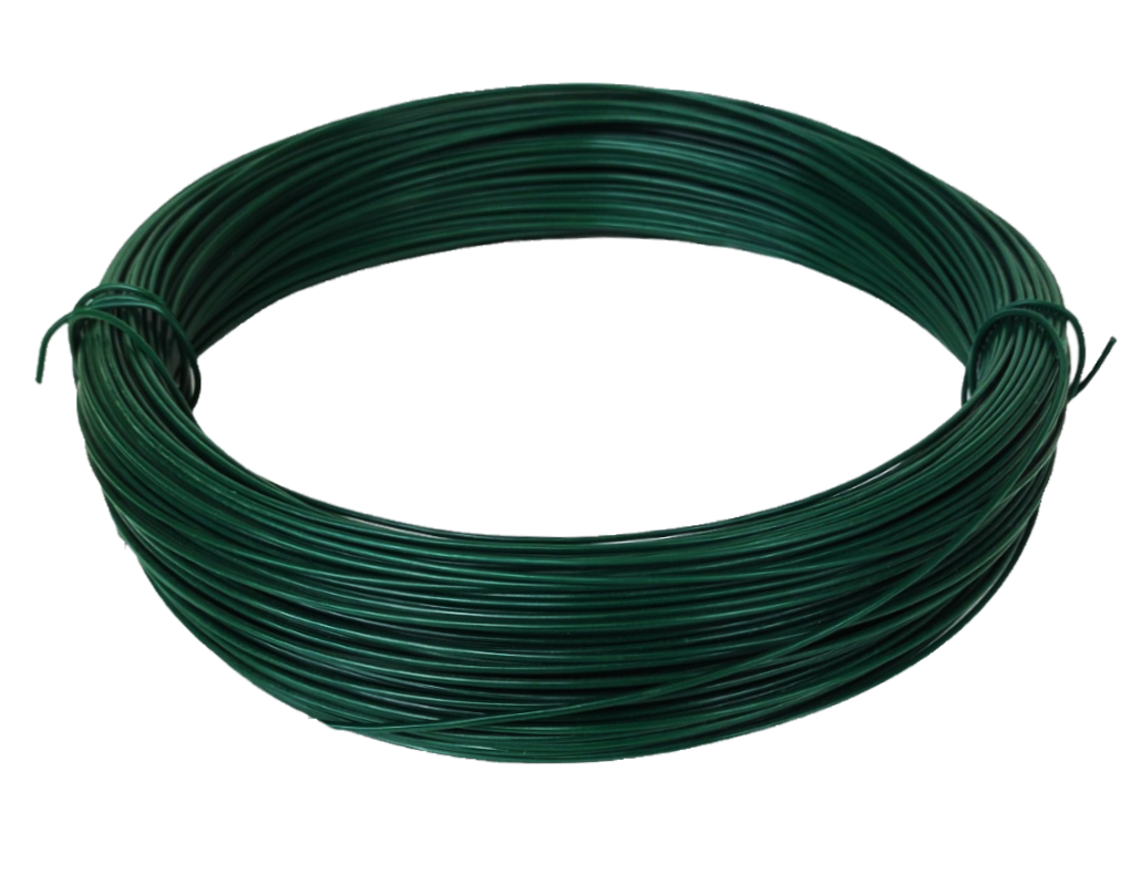 Дріт сталевий в ПВХ 1,2/2,0 мм х 100 м (2621)