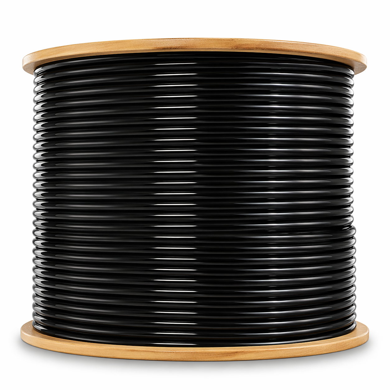 Сетевой кабель витая пара Gear Cat6 UTP CCA 305 м Outdoor Черный
