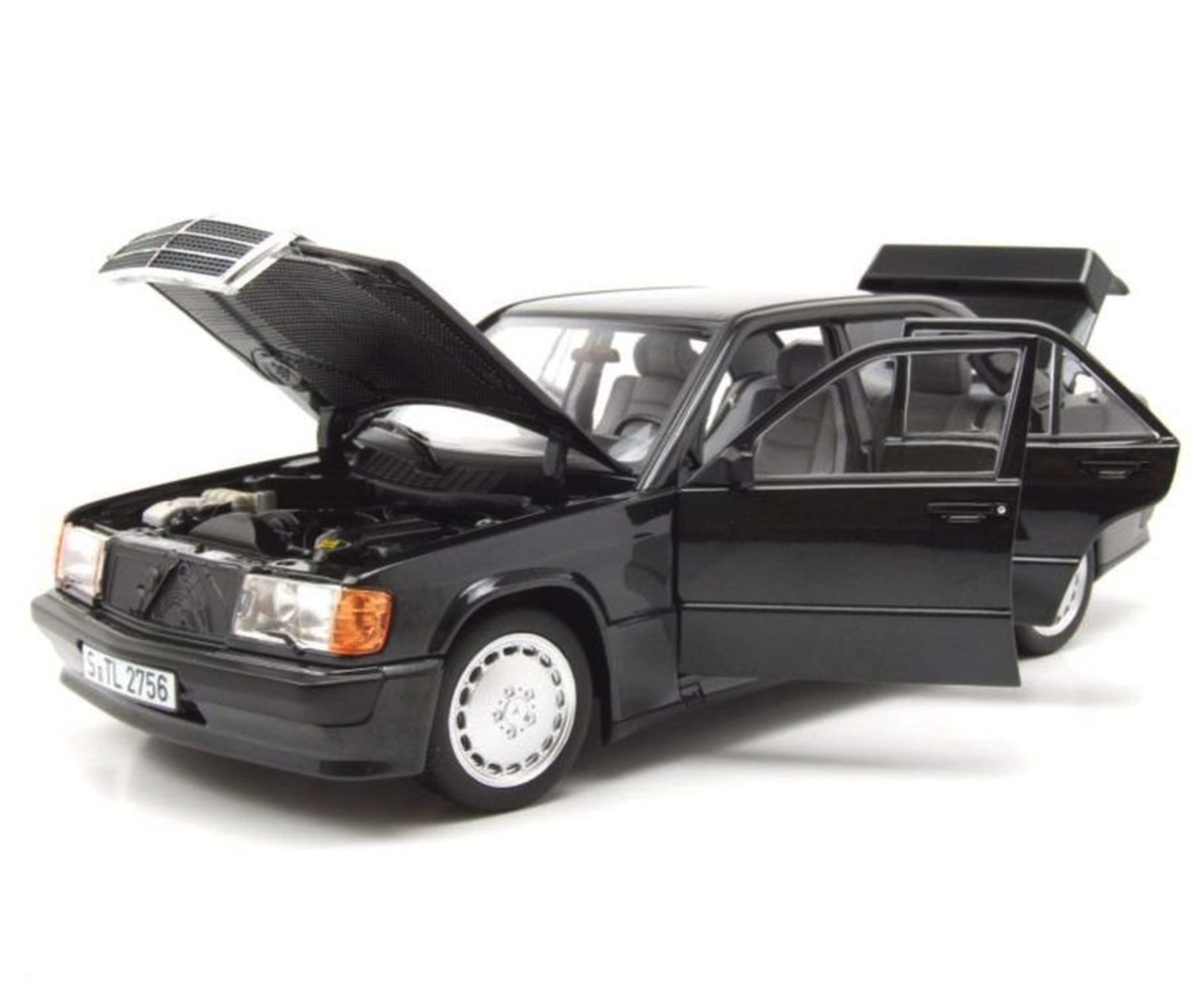 ᐉ Модель автомобиля 1:18 Mercedes-Benz 190E 2.3 16V W201 Black
