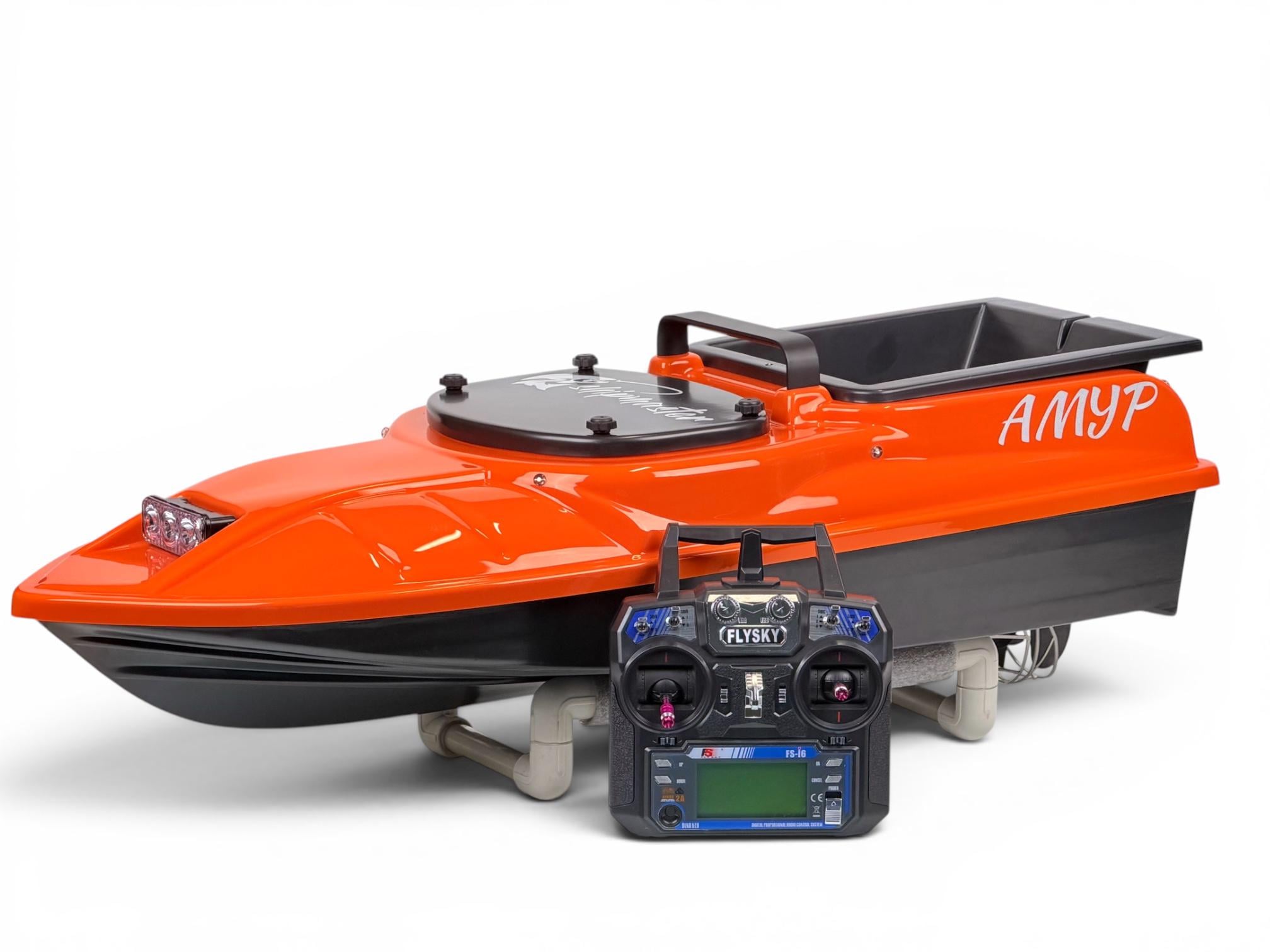 Карповый кораблик Shipmaster "Амур" с автопилотом GPS Оранжевый