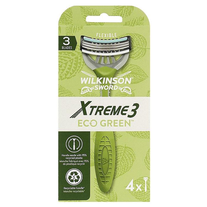 Станок для бритья Wilkinson Xtreme 3 ​​Sensative Eco Green 4 шт. (1711109510)