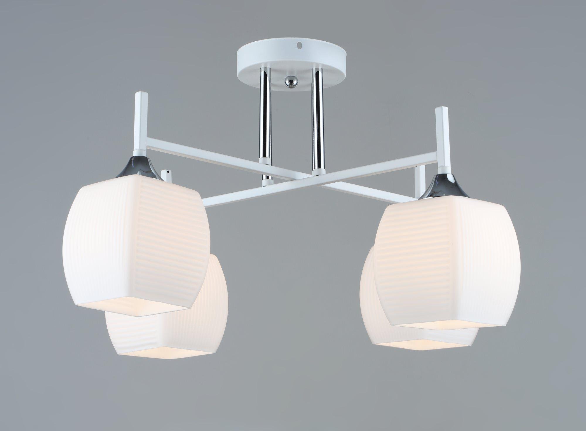 Люстра декоративная Sirius B N5457/4 WT/CH