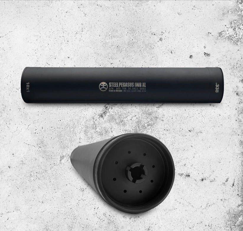 Глушитель Steel PEGASUS IWR XL AIR (30242196) - фото 2 Глушитель Steel PEGASUS IWR XL AIR (30242196) - фото 2