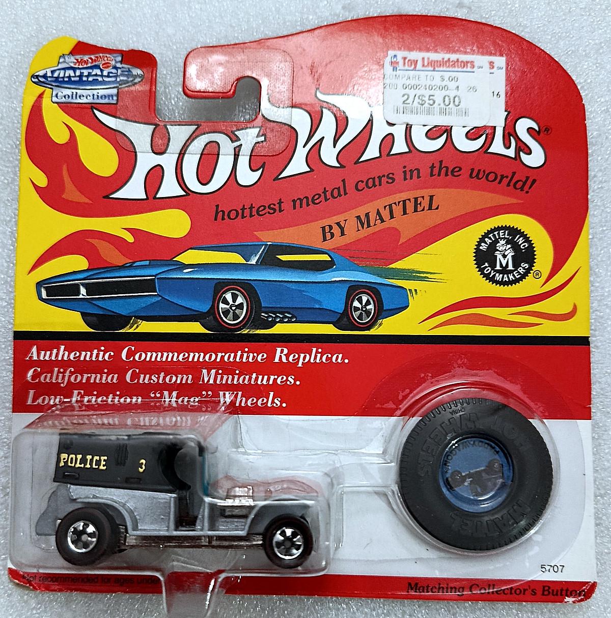 Игрушечная машинка Hot Wheels Paddy Wagon Police 1993 Vintage Collection 25th Anniversary (5707)