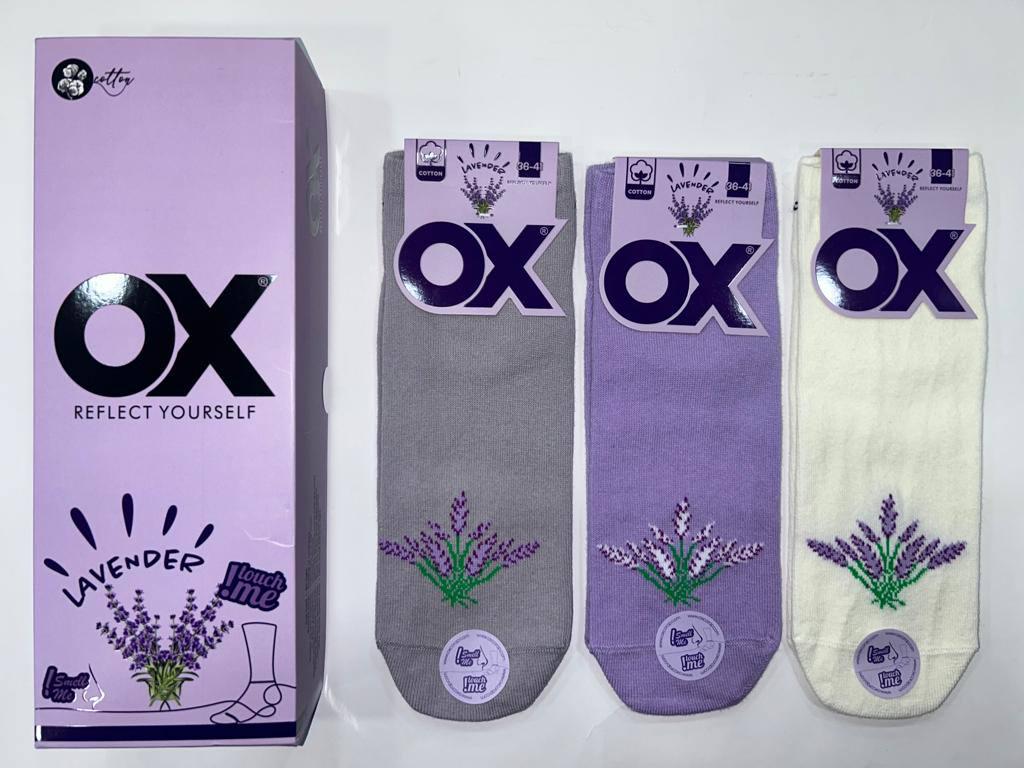 Носки OX 00634x63 Lavender женские р. 36-41 Серо-сиреневый