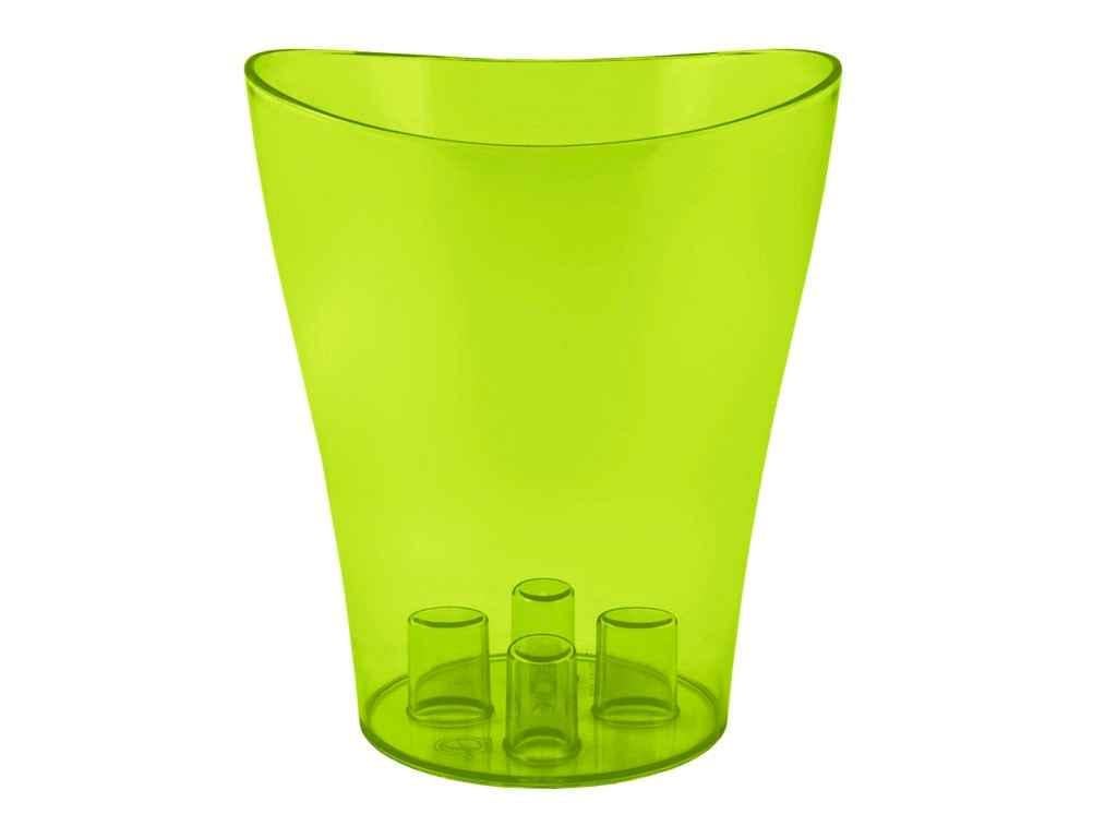 Горшок для цветов Алеана 1 л для орхидей Ника 13х15,5 см Ультра-зеленый (250403)