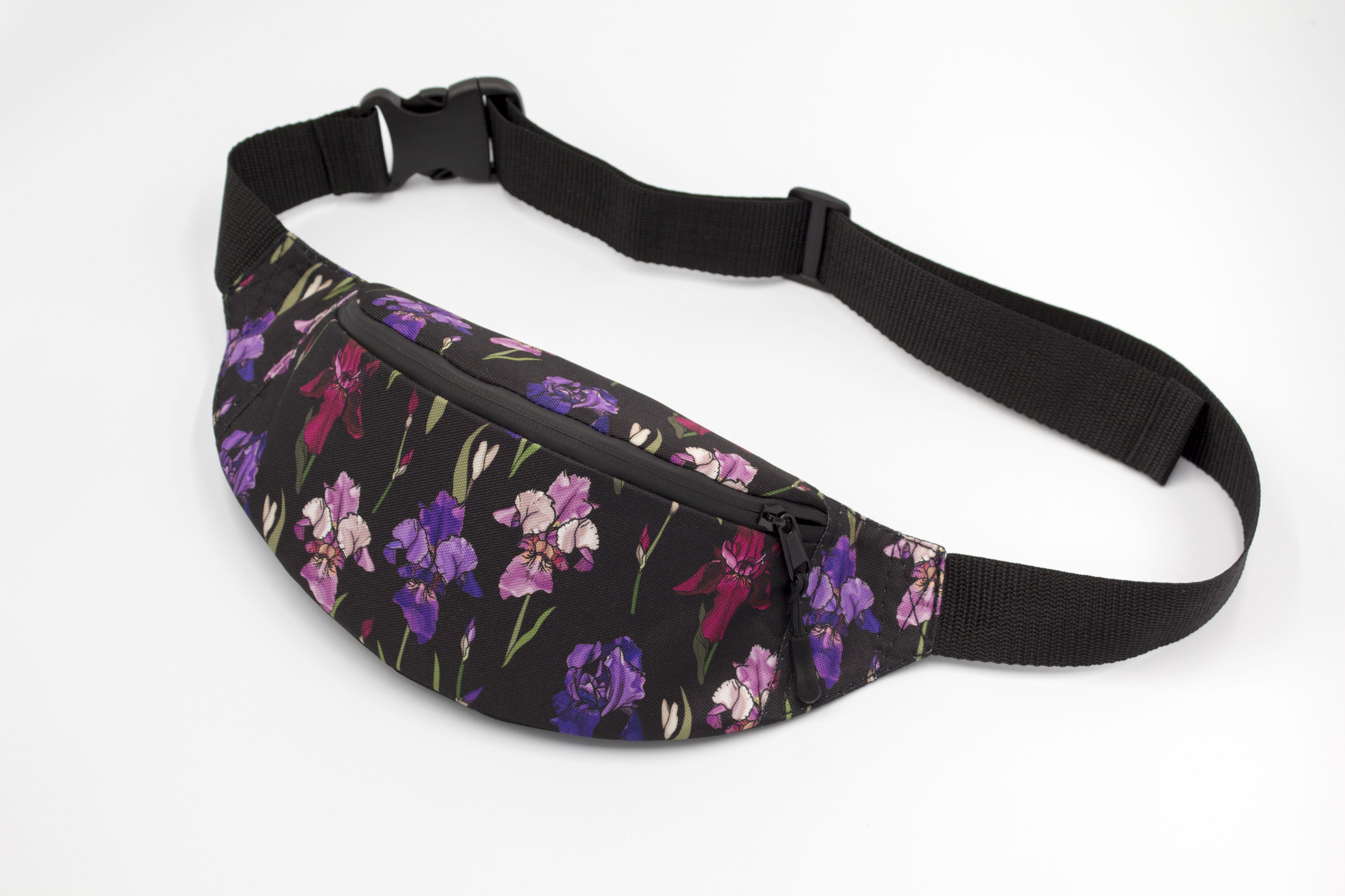 Сумка бананка Іриси Чорний (BK-011) - фото 6 Сумка бананка Іриси Чорний (BK-011) - фото 6