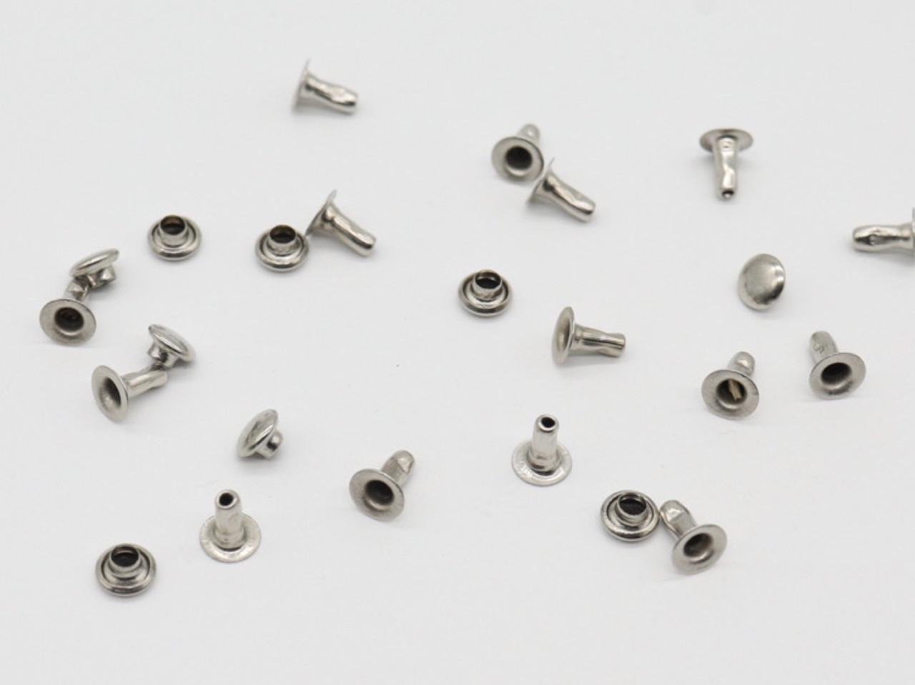 Заклепка металева хольнітен односторонні 6х6 мм 1 шт. Сріблястий (327057074) - фото 2 Заклепка металева хольнітен односторонні 6х6 мм 1 шт. Сріблястий (327057074) - фото 2