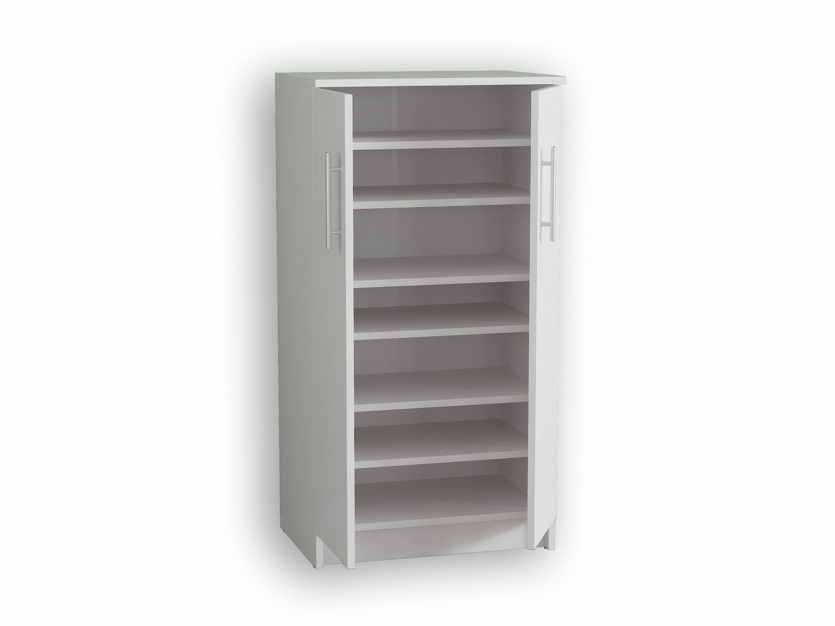 Тумба для обуви с полками F-19 562х402х1080 мм Белый - фото 4