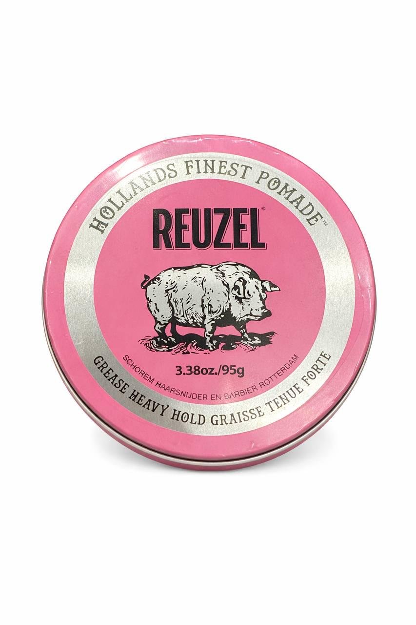 Помада для волосся сильної фіксації рожева REUZEL Pink Heavy Grease 95 г (REU203)
