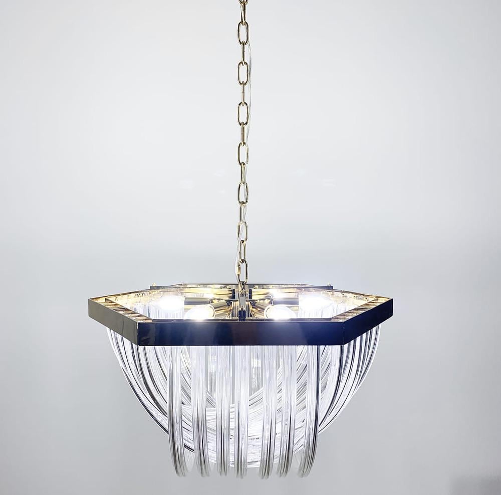 Люстра Murano у золотому каркасі 60х60 см (sa 35)