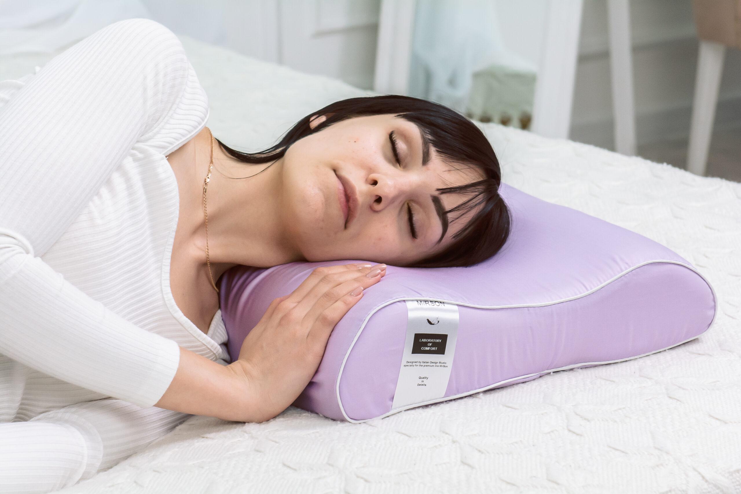 Подушка ортопедическая MirSon №6031 Delicate satin Calypso Aero 58х40х10,5 см (2200003261516) - фото 5 Подушка ортопедическая MirSon №6031 Delicate satin Calypso Aero 58х40х10,5 см (2200003261516) - фото 5