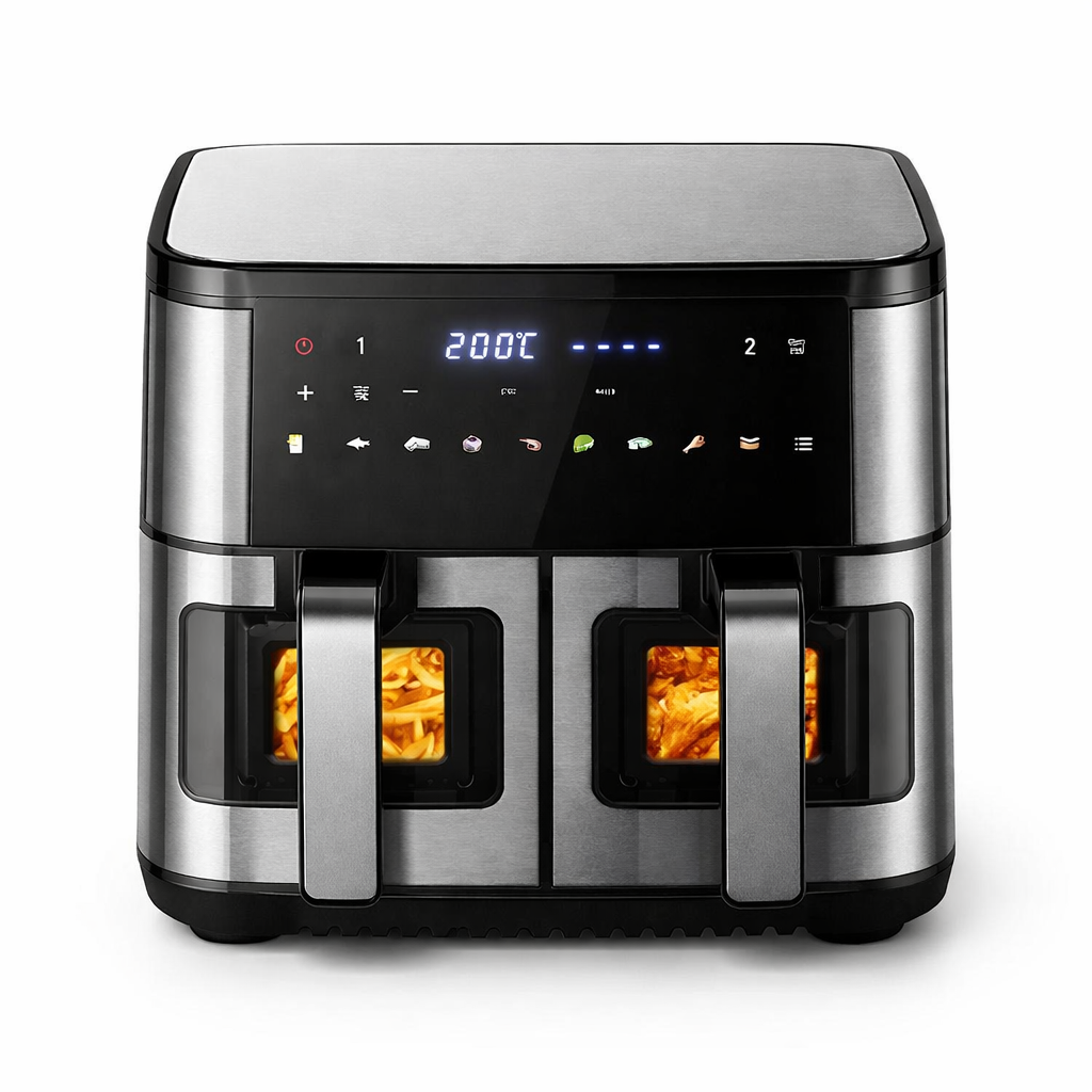 Мультипечь-аэрогриль Crownberg CB-5556 с двумя корзинами 11 л 2600 Вт (33298377)