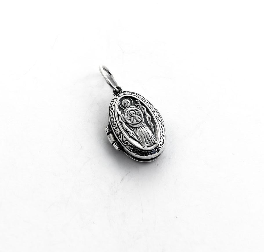 Подвеска серебряная Maxi Silver 8000 Ладанка с ликом открывающейся Богородицы (88000)