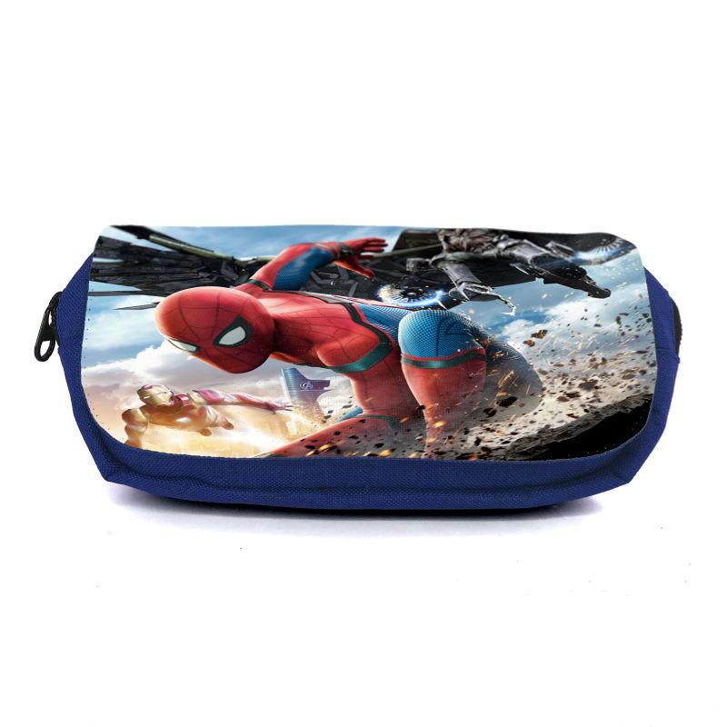 Пенал школьный Паук Spiderman-09 Синий (1559444061)