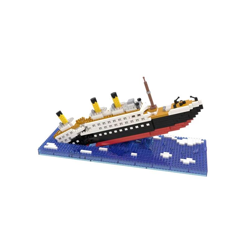 Конструктор Titanic in bottle в бутылке 1040 деталей - фото 2 Конструктор Titanic in bottle в бутылке 1040 деталей - фото 2