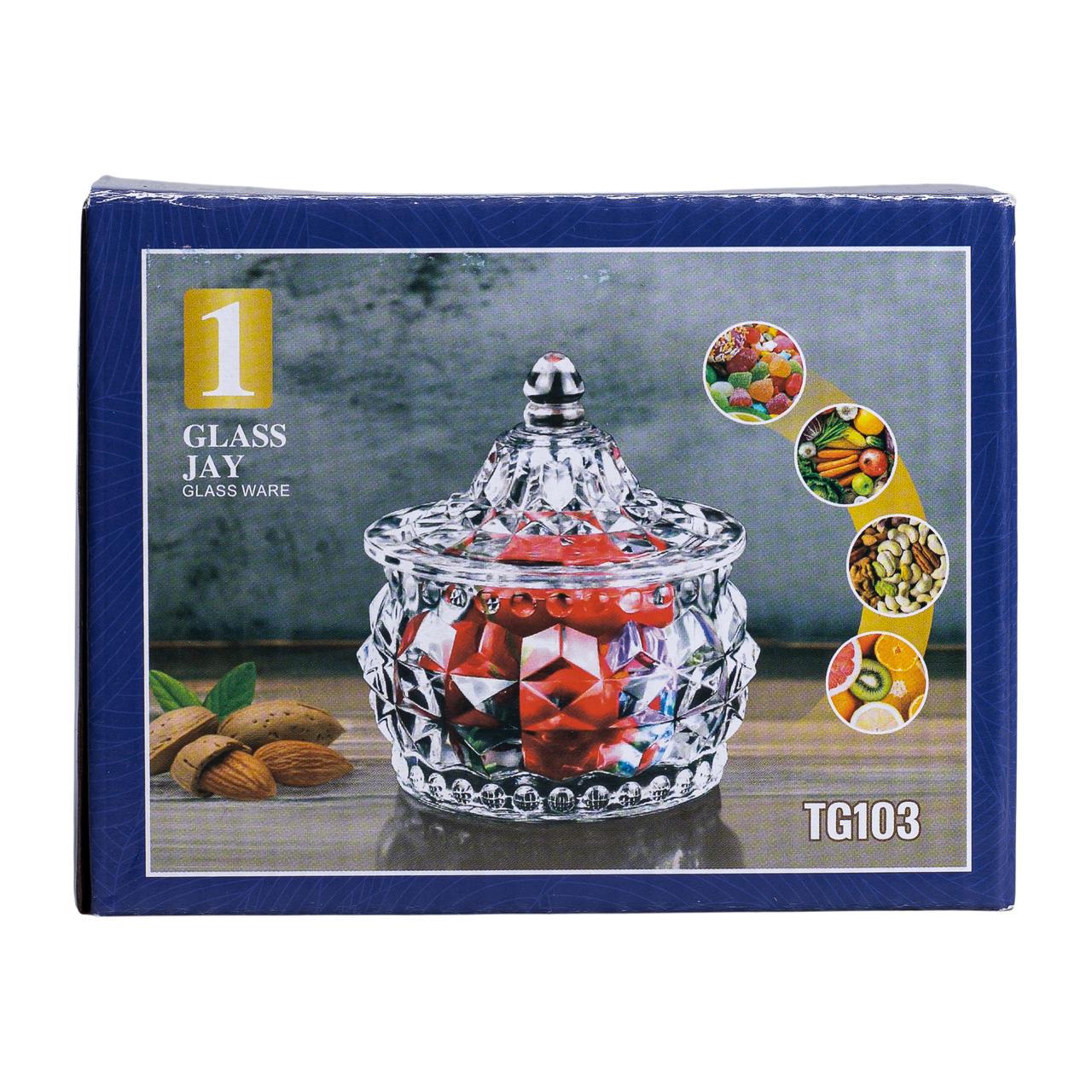 Стеклянная сахарница Glass Jay с крышкой в восточном стиле Ice Flowers Прозрачный - фото 6 Стеклянная сахарница Glass Jay с крышкой в восточном стиле Ice Flowers Прозрачный - фото 6