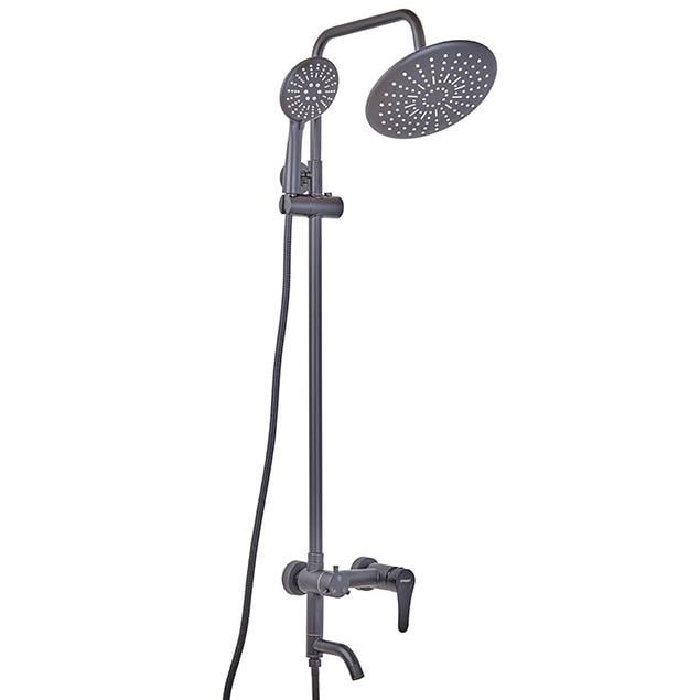 Душевая система со смесителем Champion SAP-009-J CH6164 Черный (224678)