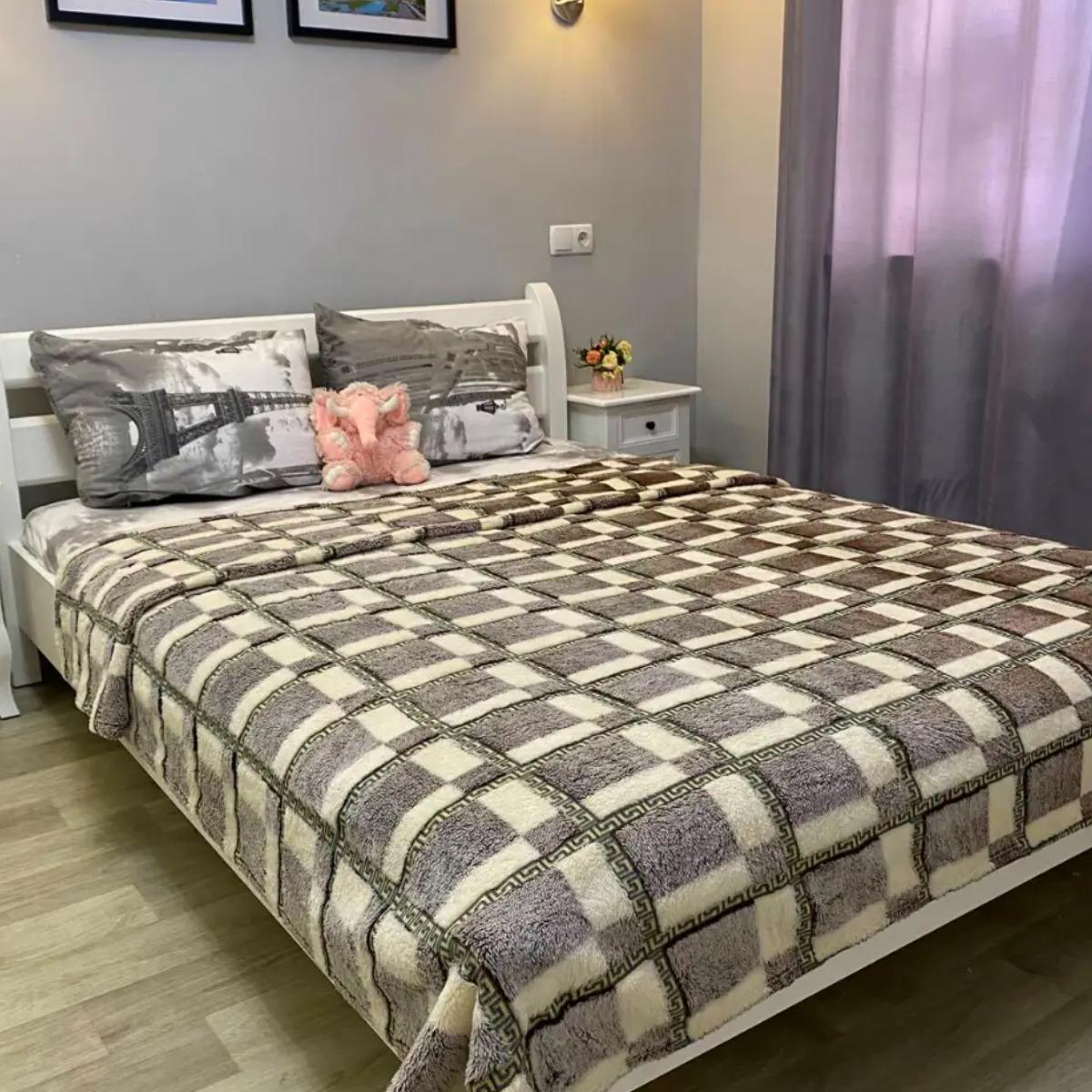 Плед Koloco Стрижка Квадрат евро 200х230 см (36925)