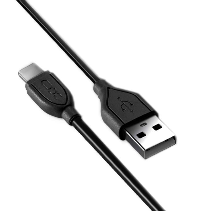 Кабель интерфейсный Xo NB8 USB-Type-C 1 м Black (13658)