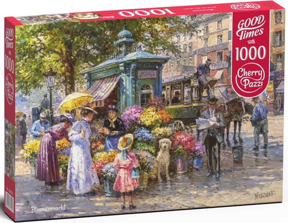 Пазл CherryPazzi Квітковий ринок 1000 ел. Пазл CherryPazzi Квітковий ринок 1000 ел.