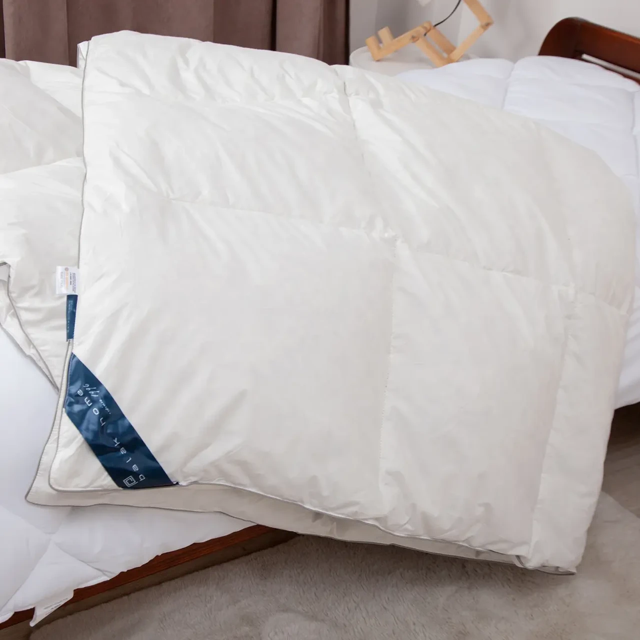 Одеяло демисезонное COTE BLANC Премиум евро кассетное пуховое 200х210 см - фото 2 Одеяло демисезонное COTE BLANC Премиум евро кассетное пуховое 200х210 см - фото 2