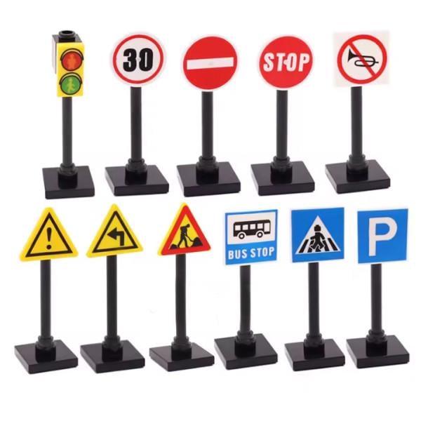 Набір машинок з мультфільму Тачки 12 шт. та дорожні знаки 11 шт. - фото 5