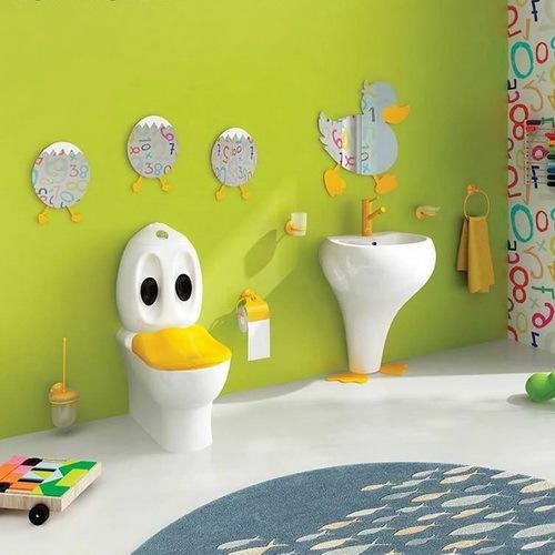 Умывальник напольный CREAVIT Ducky DC052-00CB00E-0000 523x395x633 мм Белый (103060) - фото 4 Умывальник напольный CREAVIT Ducky DC052-00CB00E-0000 523x395x633 мм Белый (103060) - фото 4