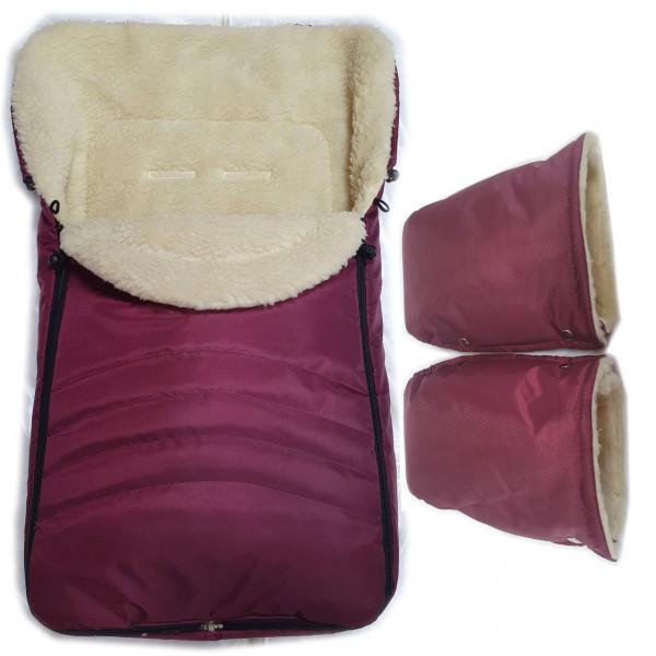 Конверт для новорожденных зимний и варежки Baby Бордовый (13450192) Конверт для новорожденных зимний и варежки Baby Бордовый (13450192)