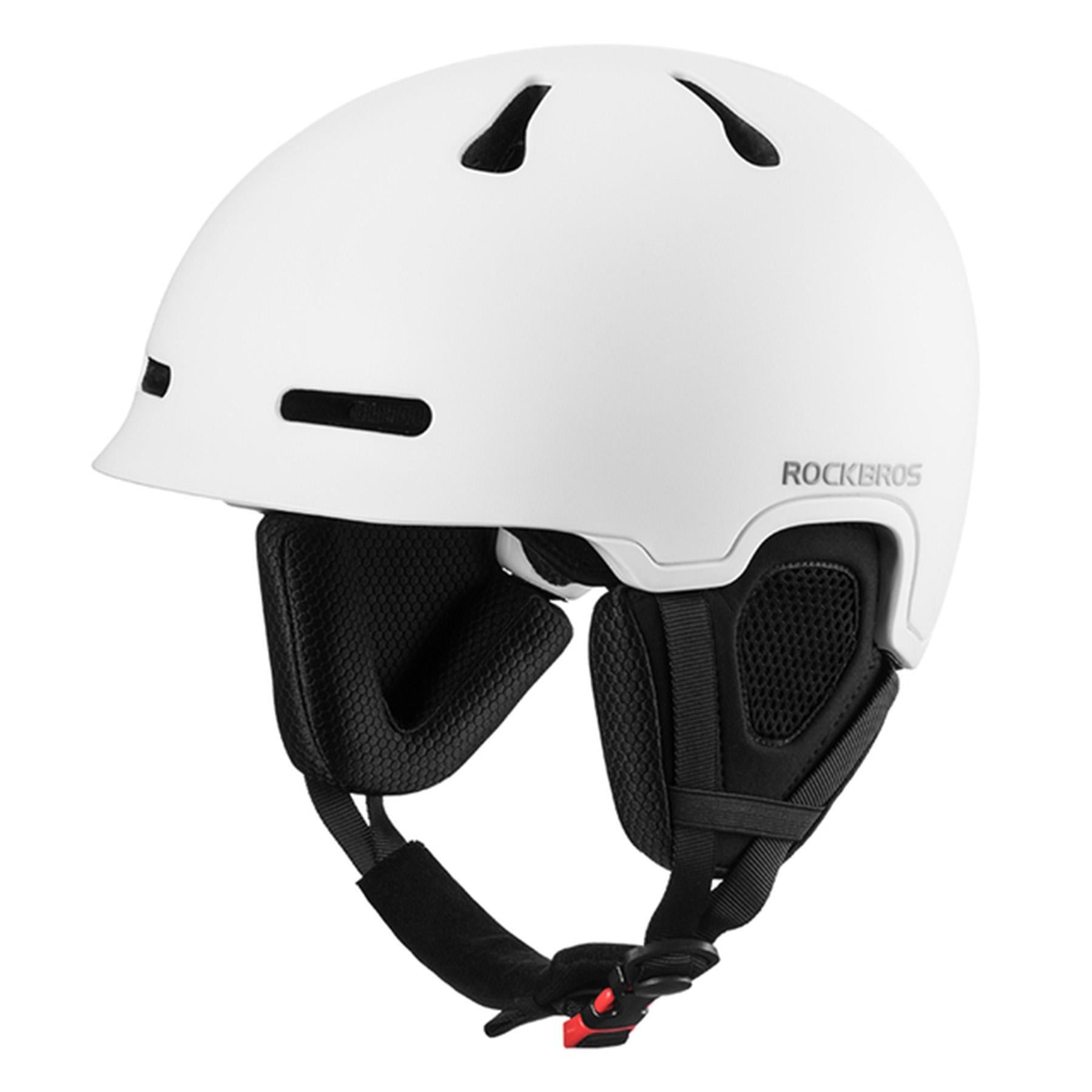 Горнолыжный шлем ROCKBROS HK03 M 56-58 см In-Mold Белый (5060)