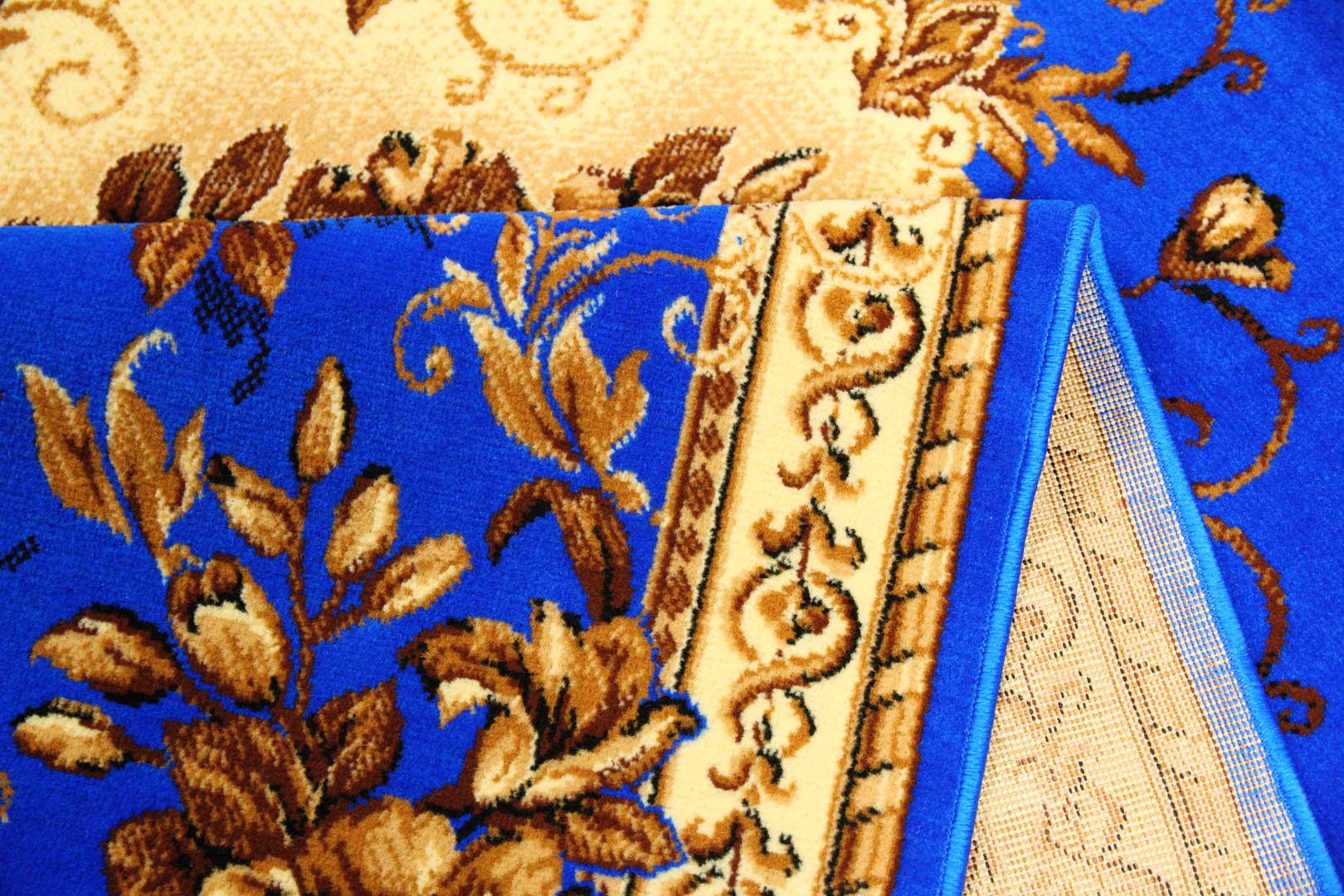 Ковер Karat Gold 173/45 2x3 м прямоугольный Синий (00-00000343) - фото 2 Ковер Karat Gold 173/45 2x3 м прямоугольный Синий (00-00000343) - фото 2