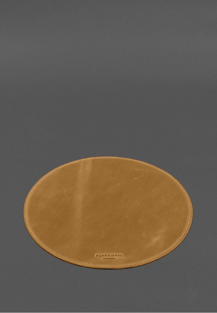 Настольный набор из натуральной кожи 1.2 Crazy Horse Желтый (A-028807) - фото 7