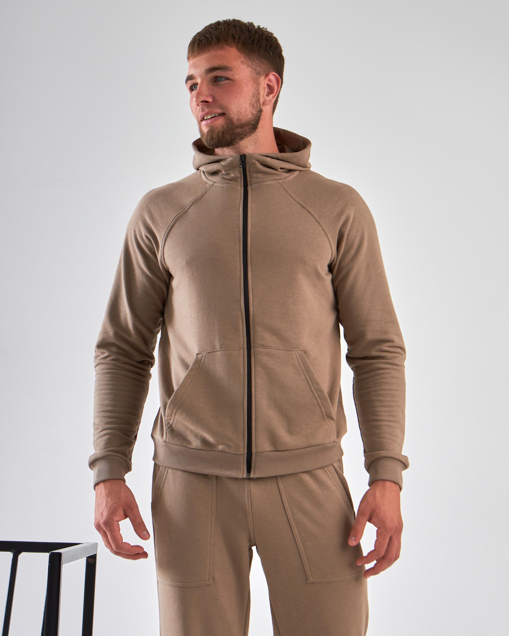 Спортивный костюм мужской р. 52 Капучино (14605150) - фото 2 Спортивный костюм мужской р. 52 Капучино (14605150) - фото 2