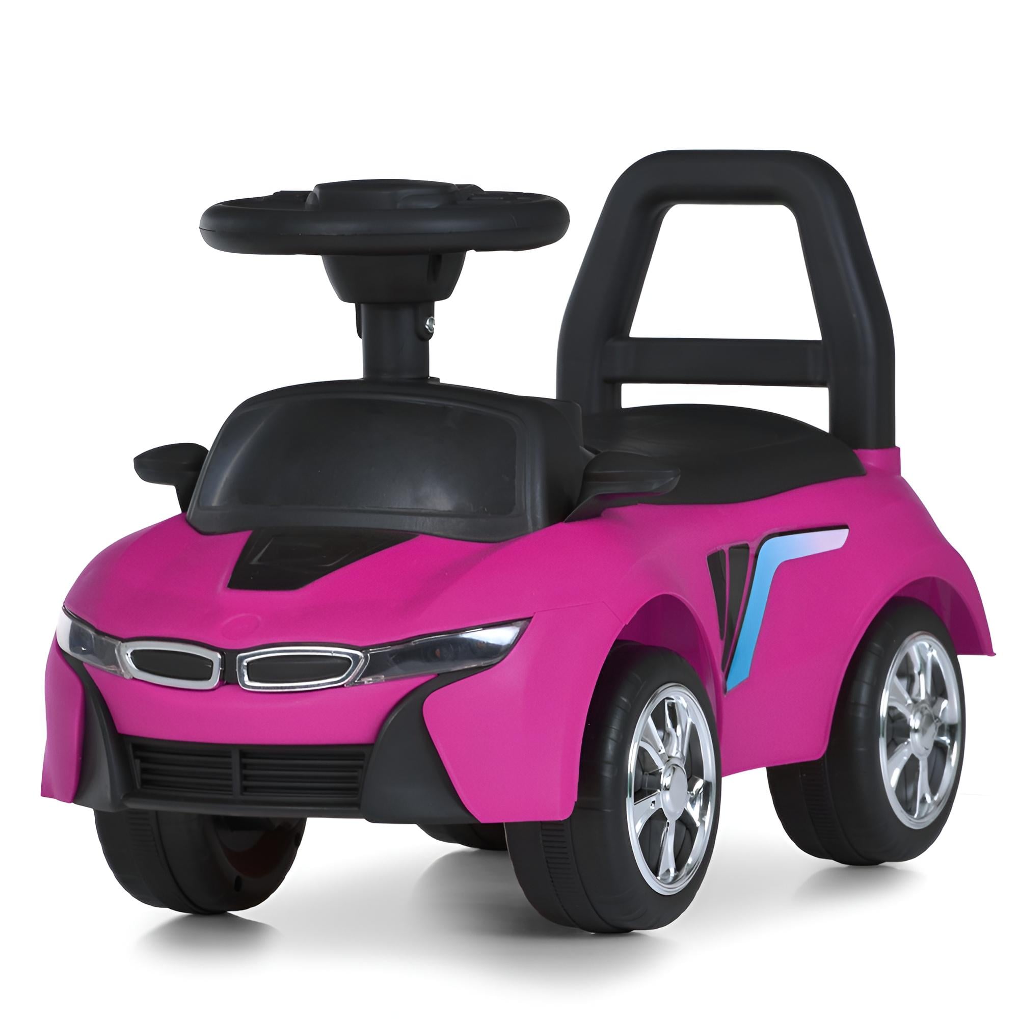 Каталка-толокарь детская Bambi Racer с музыкой и светом Розовый (M 6155-8)