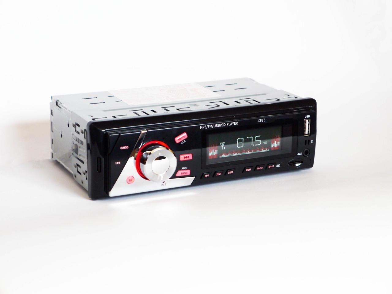 Автомагнитола Pioneer 1283 ISO USB/microSD/FM/AUX с пультом ДУ 4x50 Вт с подсветкой