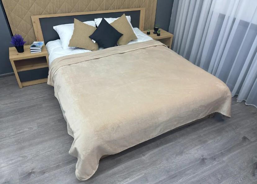 Покрывало велсофт Decorator WellSoft 150х210 см Бежевый (87-268 1,5) - фото 3