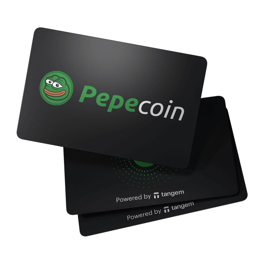 Набор карточек-кошельков для криптовалют Tangem 2.0 Wallet Pepe Coin 3 шт. (TG-PEPE)