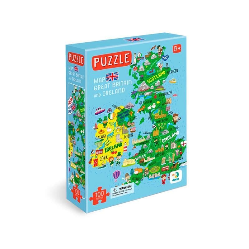 Пазл Карта Великобритании и Ирландии (301160)