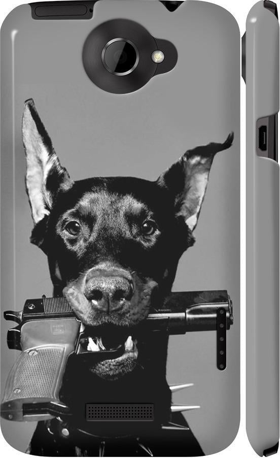 Чехол на HTC One X Доберман (2745c-42-42517)